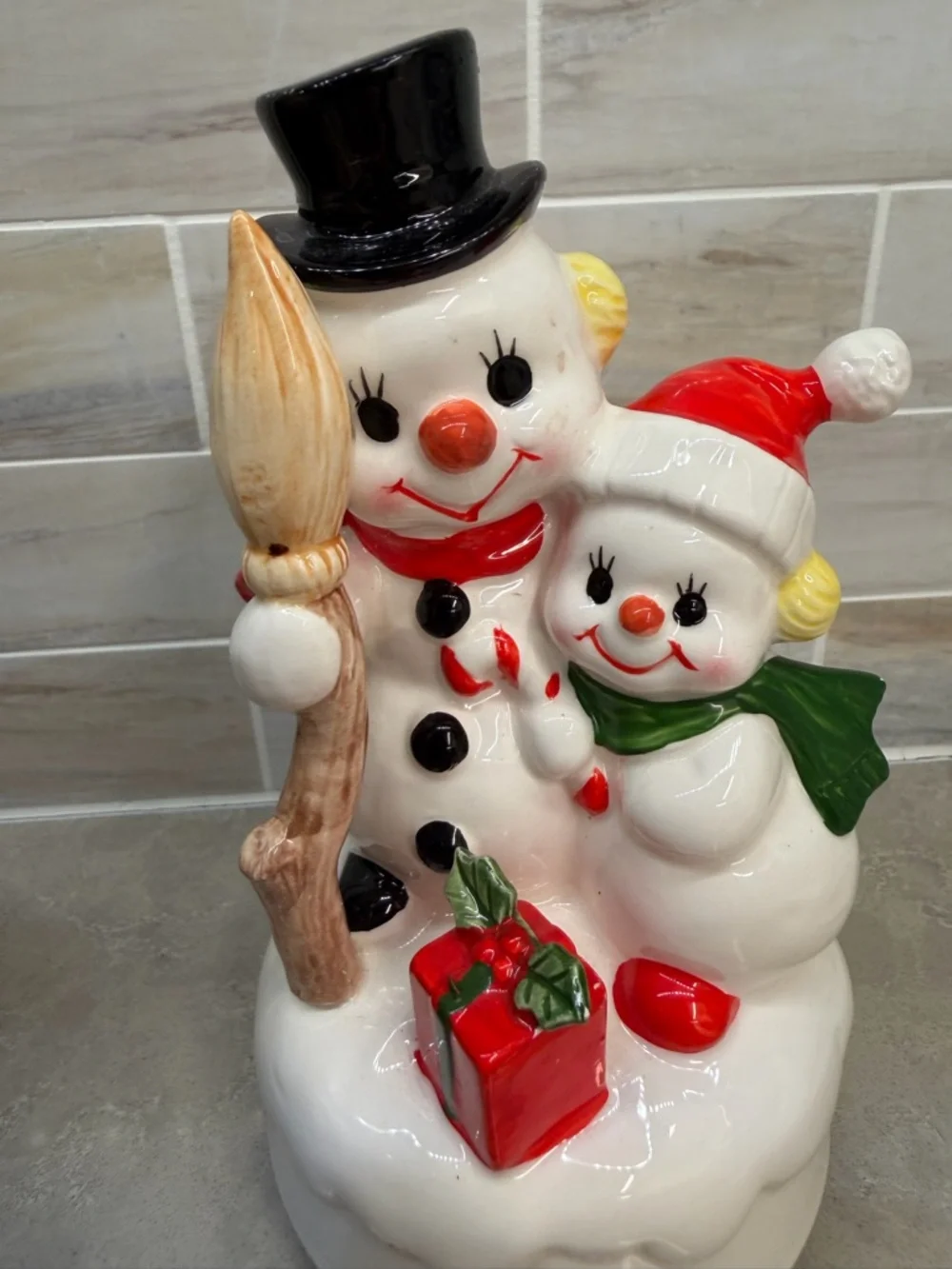 Vintage Frosty the Snowman Music Box